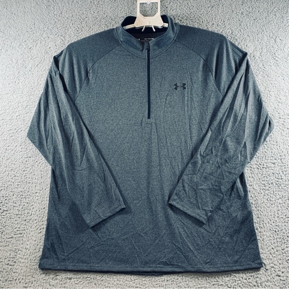 Under Armour Other - Under Armour Men's 1/2 Zip Long Sleeve Sweatshirt Loose Heatgear Gray‎ XXL